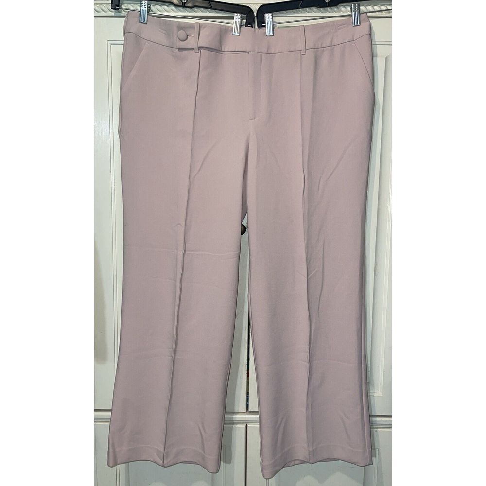 Ryegrass Pants‎ Women 22 Pale Rose Mid Rise Wide Leg Dressy Fancy Sophisticated - Picture 4 of 9